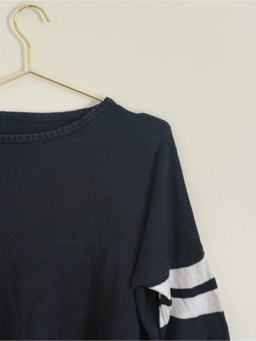 Relaxed fit cotton sweater